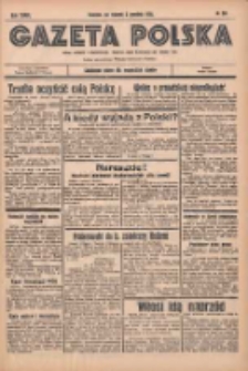 Gazeta Polska: codzienne pismo polsko-katolickie dla wszystkich stanów 1935.12.03 R.39 Nr281