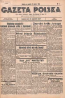 Gazeta Polska: codzienne pismo polsko-katolickie dla wszystkich stan&oacute;w 1936.01.21 R.40 Nr16