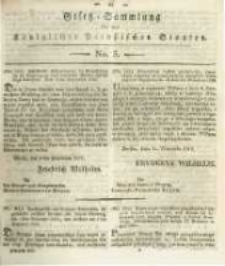 Gesetz-Sammlung für die Königlichen Preussischen Staaten. 1819 No3