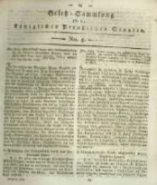 Gesetz-Sammlung für die Königlichen Preussischen Staaten. 1819 No4