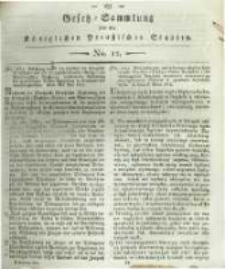 Gesetz-Sammlung f&uuml;r die K&ouml;niglichen Preussischen Staaten. 1819 No12