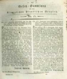Gesetz-Sammlung für die Königlichen Preussischen Staaten. 1819 No15