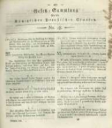 Gesetz-Sammlung für die Königlichen Preussischen Staaten. 1819 No18