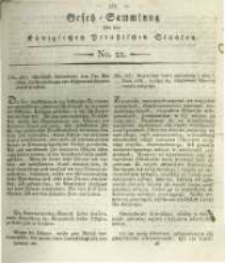 Gesetz-Sammlung f&uuml;r die K&ouml;niglichen Preussischen Staaten. 1819 No22
