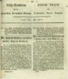 Gesetz-Sammlung für die Königlichen Preussischen Staaten. 1820 No16