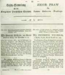 Gesetz-Sammlung f&uuml;r die K&ouml;niglichen Preussischen Staaten. 1827 No5