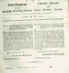 Gesetz-Sammlung f&uuml;r die K&ouml;niglichen Preussischen Staaten. 1827 No14