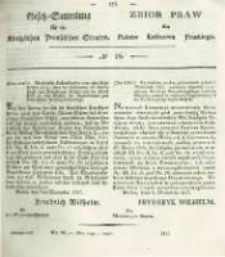 Gesetz-Sammlung für die Königlichen Preussischen Staaten. 1827 No18