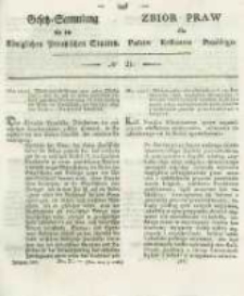 Gesetz-Sammlung für die Königlichen Preussischen Staaten. 1827 No21