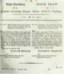 Gesetz-Sammlung für die Königlichen Preussischen Staaten. 1835 No5