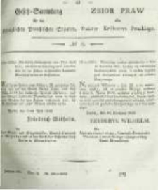 Gesetz-Sammlung für die Königlichen Preussischen Staaten. 1835 No8