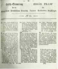 Gesetz-Sammlung f&uuml;r die K&ouml;niglichen Preussischen Staaten. 1835 No11