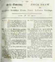 Gesetz-Sammlung f&uuml;r die K&ouml;niglichen Preussischen Staaten. 1835 No12
