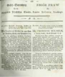 Gesetz-Sammlung f&uuml;r die K&ouml;niglichen Preussischen Staaten. 1835 No14