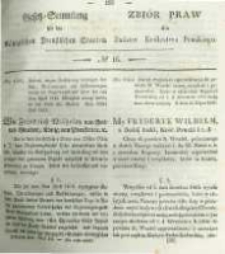 Gesetz-Sammlung für die Königlichen Preussischen Staaten. 1835 No16