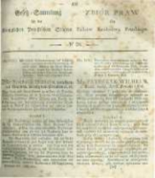 Gesetz-Sammlung f&uuml;r die K&ouml;niglichen Preussischen Staaten. 1835 No28