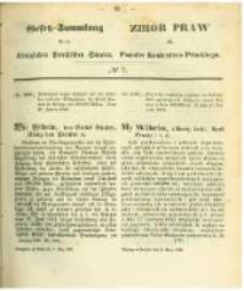 Gesetz-Sammlung f&uuml;r die K&ouml;niglichen Preussischen Staaten. 1862.03.03 No7