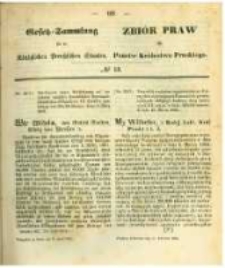 Gesetz-Sammlung f&uuml;r die K&ouml;niglichen Preussischen Staaten. 1862.04.11 No13