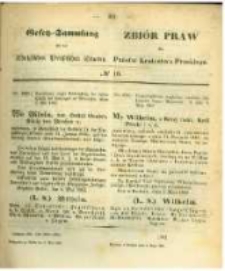 Gesetz-Sammlung für die Königlichen Preussischen Staaten. 1862.05.09 No16