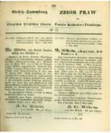 Gesetz-Sammlung f&uuml;r die K&ouml;niglichen Preussischen Staaten. 1862.05.22 No17