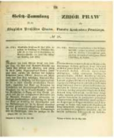 Gesetz-Sammlung f&uuml;r die K&ouml;niglichen Preussischen Staaten. 1862.05.24 No18