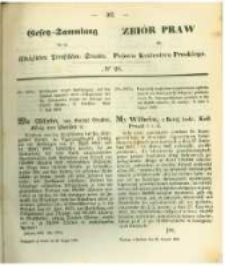 Gesetz-Sammlung f&uuml;r die K&ouml;niglichen Preussischen Staaten. 1862.08.29 No28