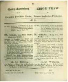 Gesetz-Sammlung f&uuml;r die K&ouml;niglichen Preussischen Staaten. 1862.09.13 No31