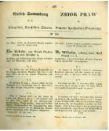 Gesetz-Sammlung für die Königlichen Preussischen Staaten. 1862.11.11 No38