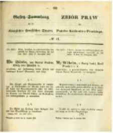 Gesetz-Sammlung f&uuml;r die K&ouml;niglichen Preussischen Staaten. 1862.12.12 No41