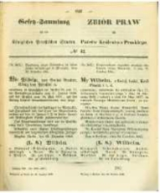 Gesetz-Sammlung für die Königlichen Preussischen Staaten. 1862.12.30 No42