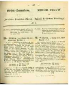 Gesetz-Sammlung für die Königlichen Preussischen Staaten. 1863.03.13 No5