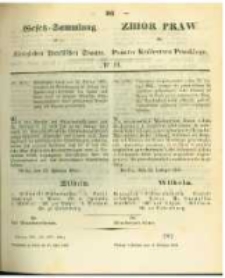 Gesetz-Sammlung für die Königlichen Preussischen Staaten. 1863.04.16 No10