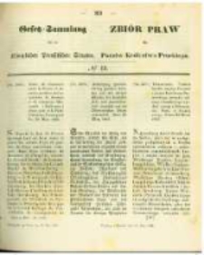 Gesetz-Sammlung f&uuml;r die K&ouml;niglichen Preussischen Staaten. 1863.05.15 No13
