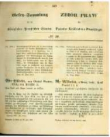 Gesetz-Sammlung f&uuml;r die K&ouml;niglichen Preussischen Staaten. 1863.06.26 No20