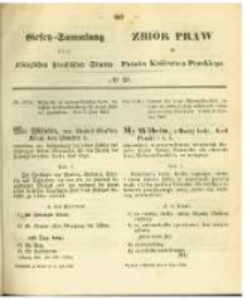 Gesetz-Sammlung f&uuml;r die K&ouml;niglichen Preussischen Staaten. 1863.07.06 No23