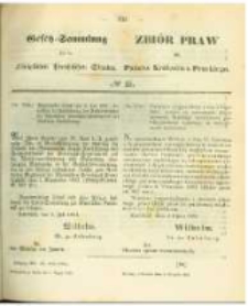 Gesetz-Sammlung f&uuml;r die K&ouml;niglichen Preussischen Staaten. 1863.08.05 No25