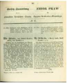 Gesetz-Sammlung f&uuml;r die K&ouml;niglichen Preussischen Staaten. 1863.09.04 No27
