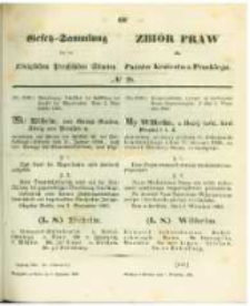 Gesetz-Sammlung f&uuml;r die K&ouml;niglichen Preussischen Staaten. 1863.09.07 No28