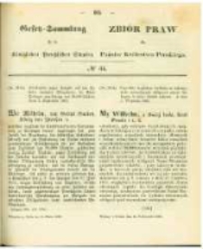 Gesetz-Sammlung f&uuml;r die K&ouml;niglichen Preussischen Staaten. 1863.10.16 No34