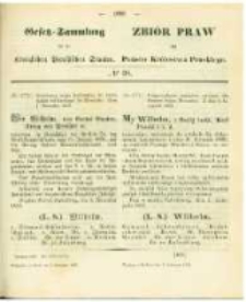 Gesetz-Sammlung f&uuml;r die K&ouml;niglichen Preussischen Staaten. 1863.11.03 No38