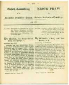 Gesetz-Sammlung f&uuml;r die K&ouml;niglichen Preussischen Staaten. 1863.12.05 No42