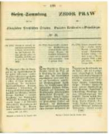 Gesetz-Sammlung f&uuml;r die K&ouml;niglichen Preussischen Staaten. 1863.12.22 No43