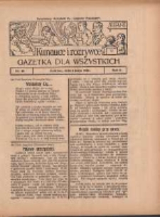 Ku nauce i rozrywce: gazetka dla wszystkich: bezpłatny dodatek do "Gazety Polskiej" 1930.05.01 R.2 Nr18