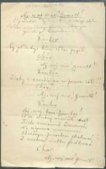 Utwory poetyckie Leonarda Sowińskiego. Autografy i wycinki gazetowe