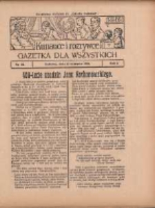 Ku nauce i rozrywce: gazetka dla wszystkich: bezpłatny dodatek do "Gazety Polskiej" 1930.06.12 R.2 Nr24