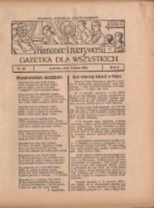 Ku nauce i rozrywce: gazetka dla wszystkich: bezpłatny dodatek do "Gazety Polskiej" 1930.07.03 R.2 Nr27