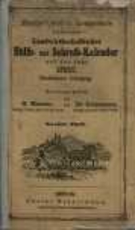 Mentzel und v. Lengerke's Verbesserter landwirthschaftlicher H&uuml;lfs- u. Schreib-Kalender auf das Jahr 1862.