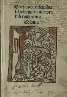 De disciplina scholarium cum notaili commento