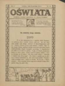 Oświata: bezpłatny dodatek tygodniowy do "Gazety Polskiej" 1922.12.10 R.10 Nr35