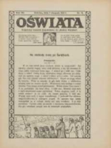 Oświata: bezpłatny dodatek tygodniowy do "Gazety Polskiej" 1924.08.03 R.12 Nr31